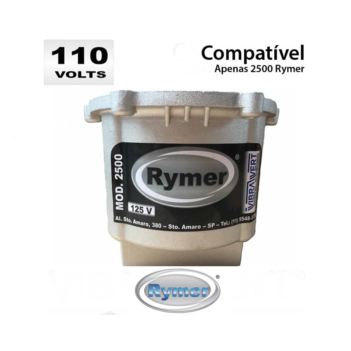 Caneca ou Motor que serve Bomba Submersa Vibratoria Modelo Rymer 2500 em 110/127V